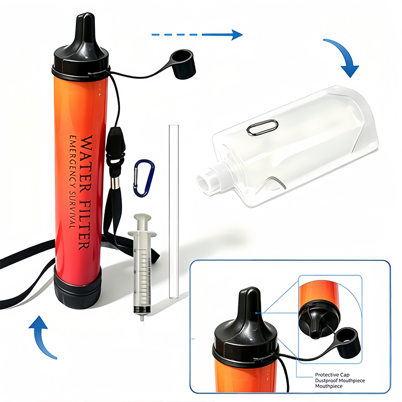 Paille filtrante d'eau portabl - Water Purification Straw avis et prix