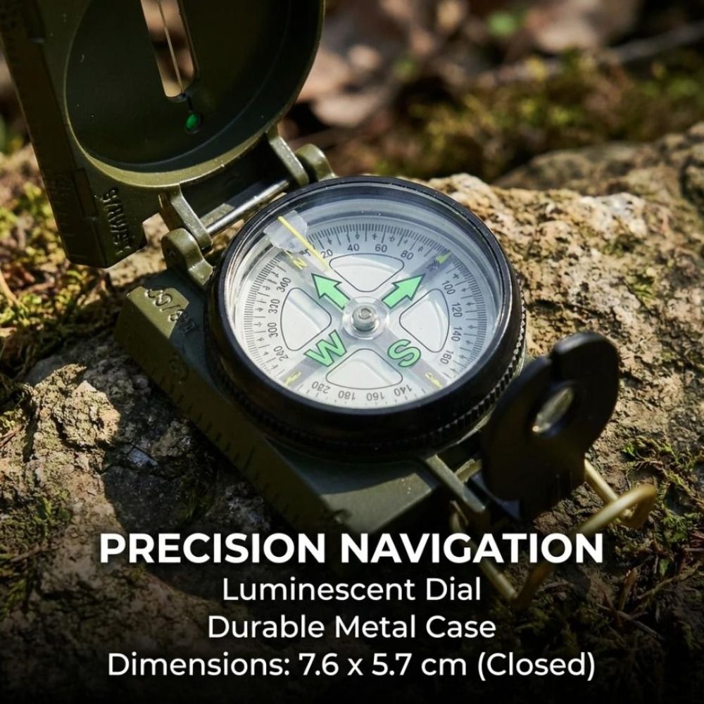 Boussole professionnelle étanc - Compass Lensatic avis et prix