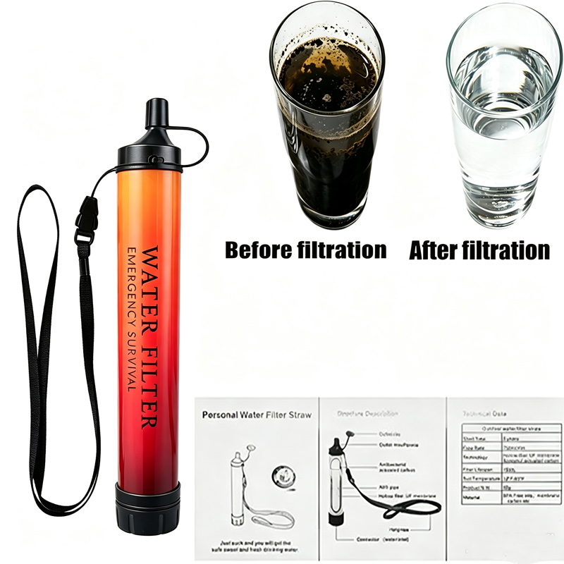 Paille filtrante de survie d'u - Water Purification Straw avis et prix