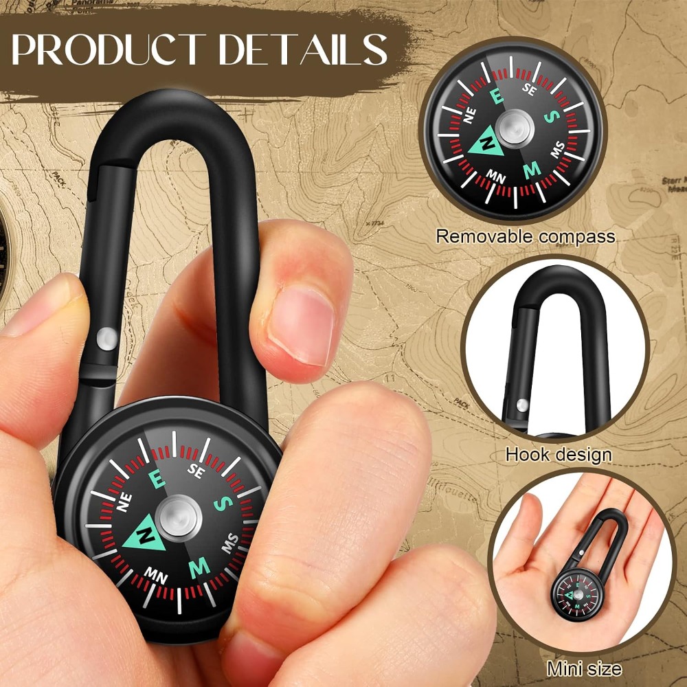 6-50 pièces Mini boussole magn - Compass Lensatic avis et prix